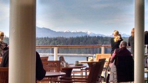 Breakfast on deck 14